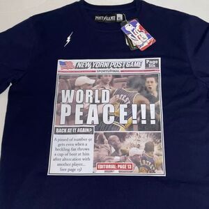 COPY - Vintage Meta World peace Ron Artest nba pacers nyc new times fight